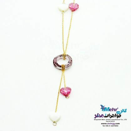 Gold Necklace - Heart Design-MM0877